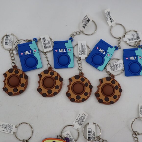 Oriental Trading Co. Mini Food Popits Keychain 32 Pcs Quirky Party Collectibles - Picture 4 of 8